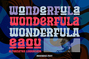 Moonwish a Bold Groovy Font, a Sans Serif Font by Rasiorise Studio (Thumbnail 5 of 12)