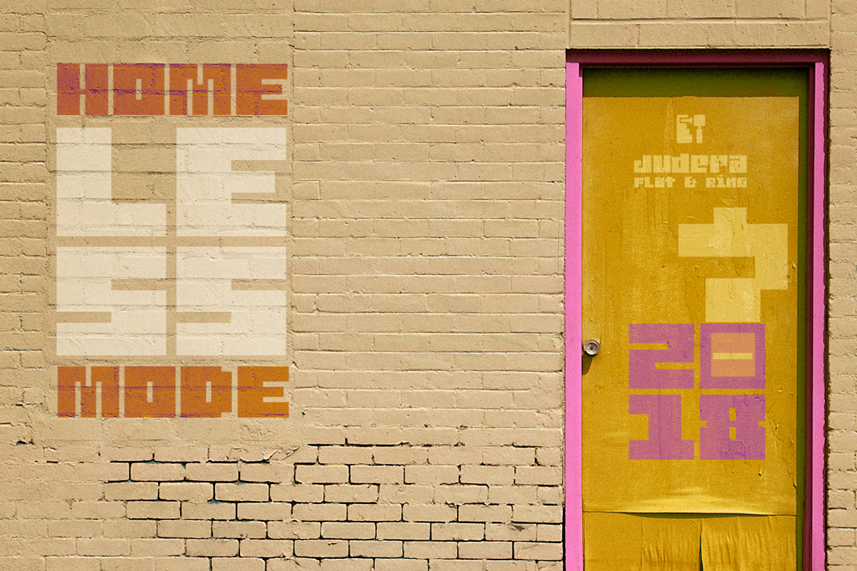 Judera Flat [2 fonts], a Sans Serif Font by deFharo (Photo 5 of 7)