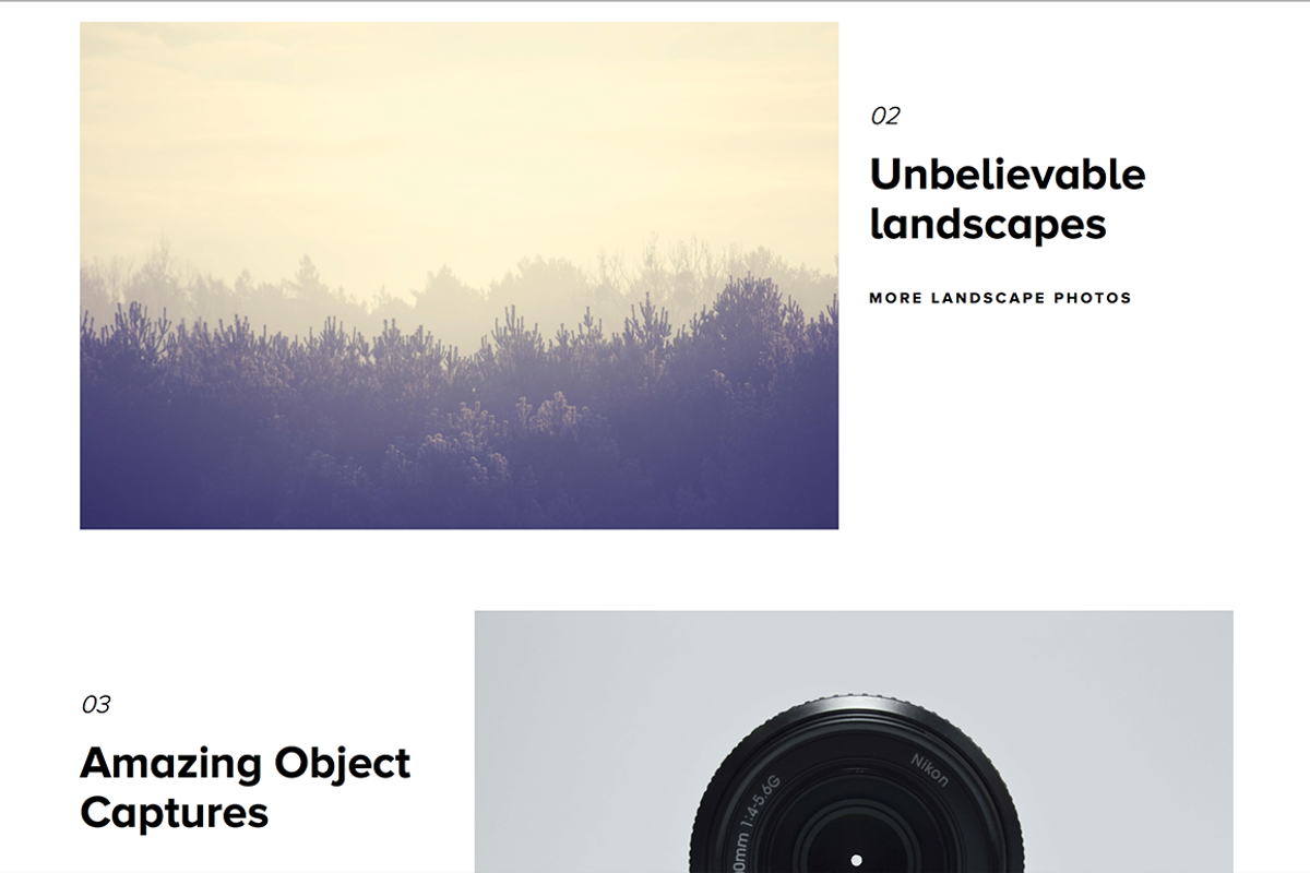 Photo Studio - Portfolio, a HTML Template by Storytics (Photo 4 of 5)
