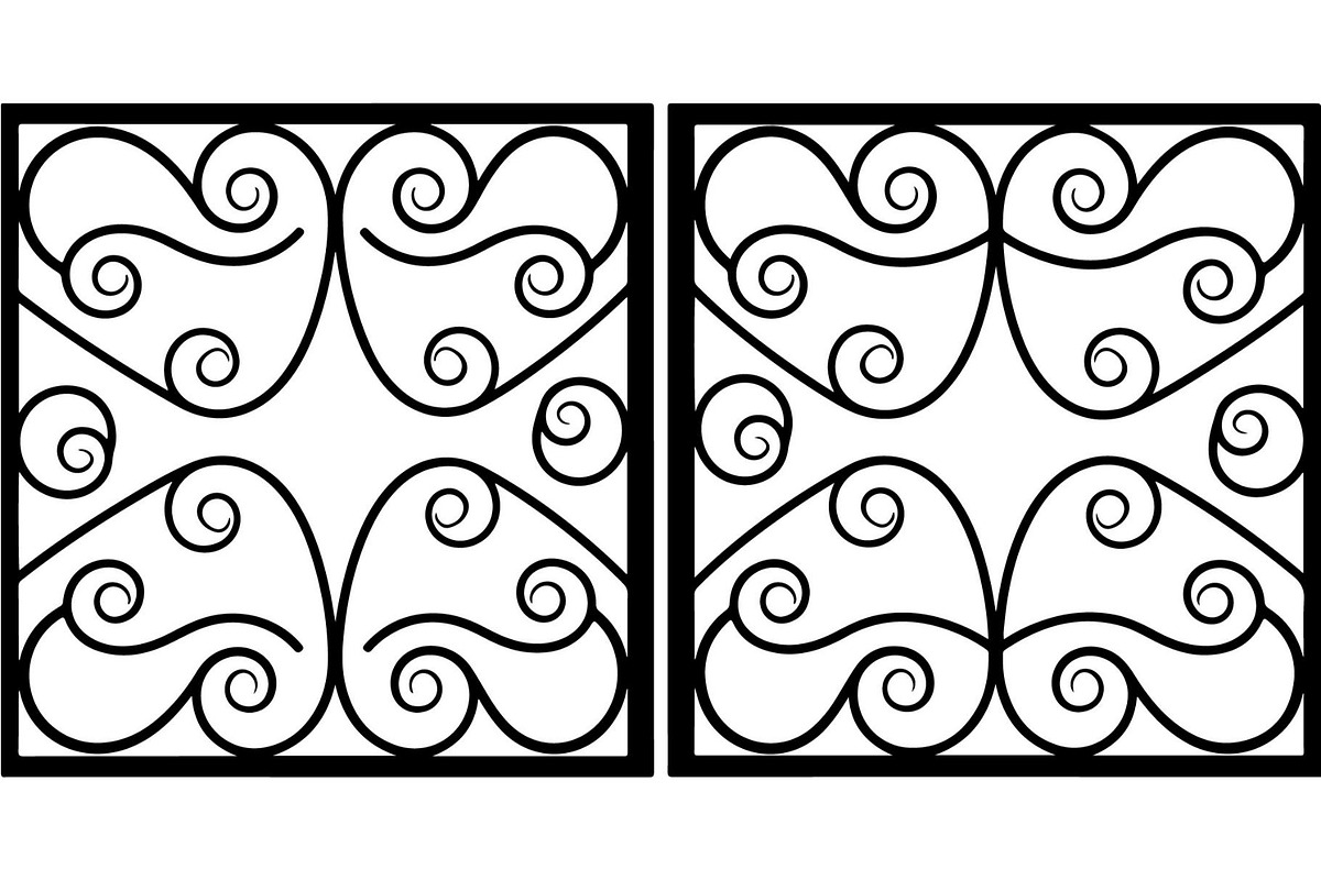 Vintage Scroll Gate Panel Bundle, a Decorative Illustration by Creativeshirt (Photo 14 of 20)