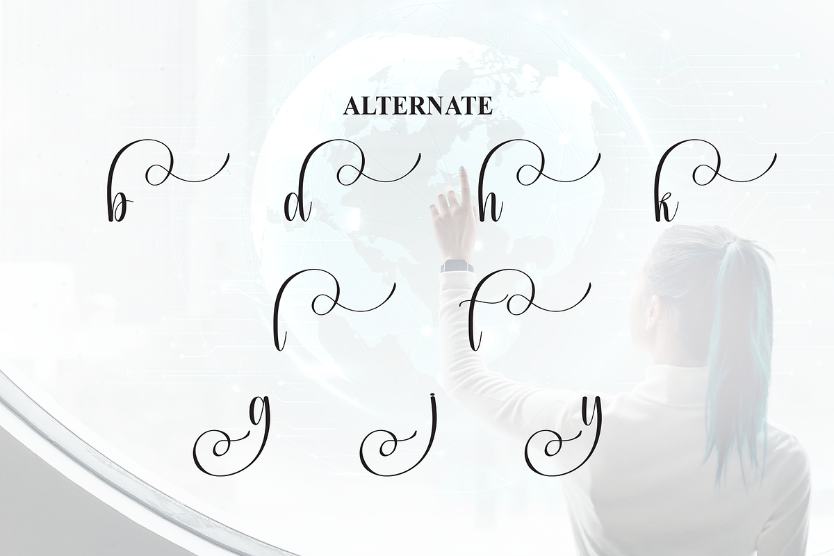Hollogram | Script Font, a Handwritten Font by Scratchones (Photo 8 of 9)