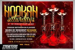 Hookah Flyer Template