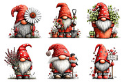 Spring Gnome Whimsical Clipart, an Illustration by Dream Creation (Thumbnail 5 of 8)