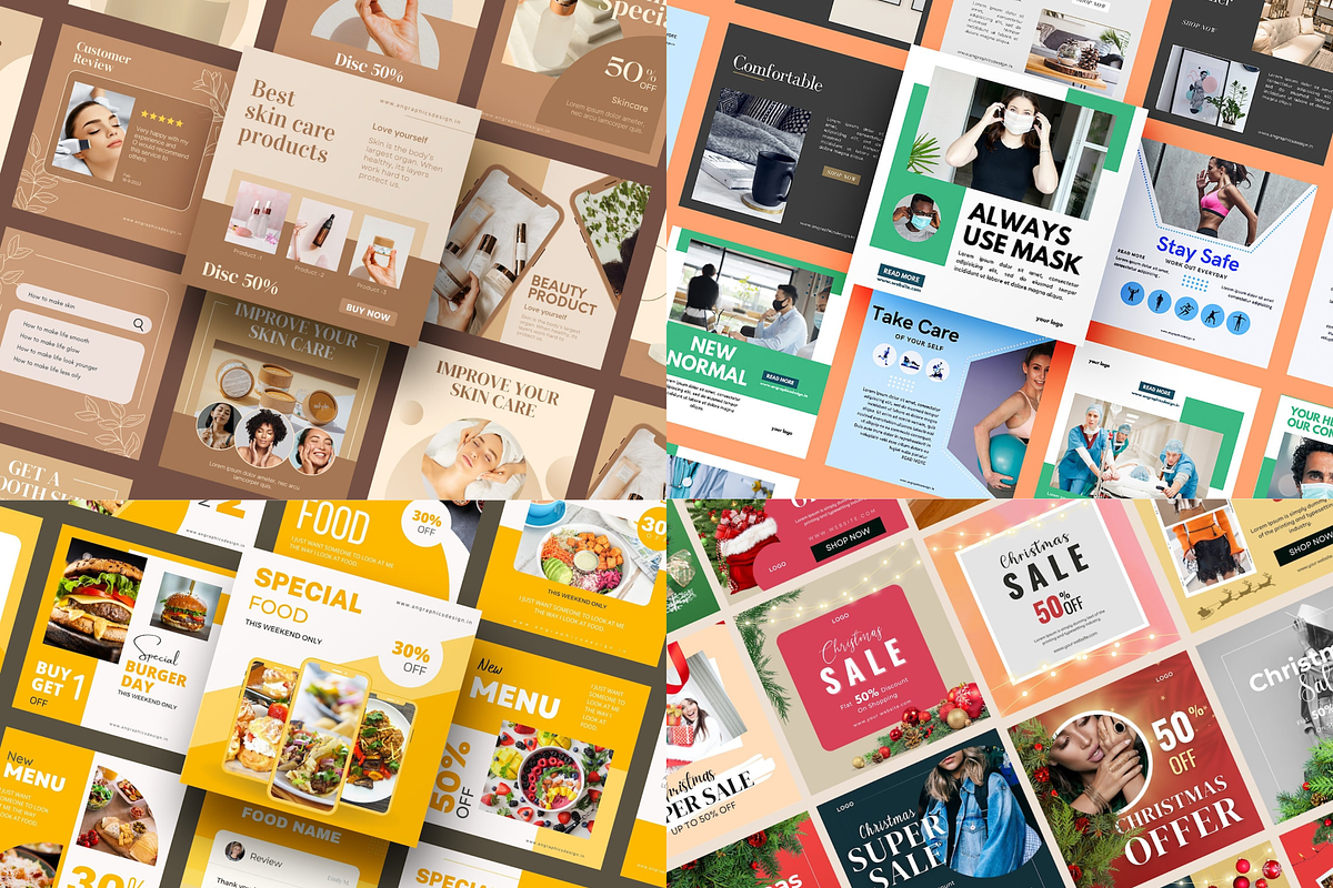 800+ Instagram Canva Template Bundle, a Social Media Template by AN Graphics (Photo 3 of 5)