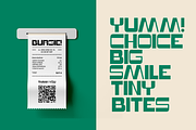Genibos - Food Display Font, a Sans Serif Font by Pandeka Studio (Thumbnail 6 of 9)