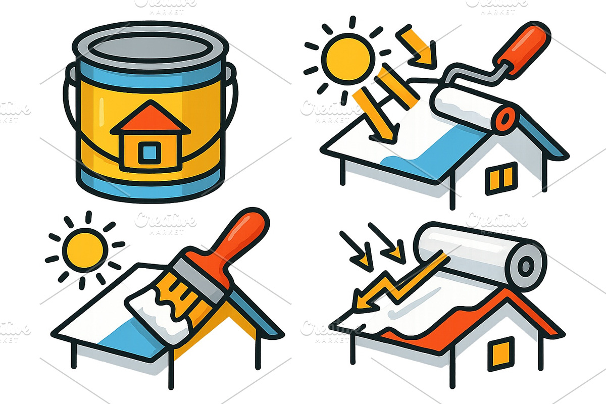 Home improvement projects show, an Object Illustration by ZinetroN