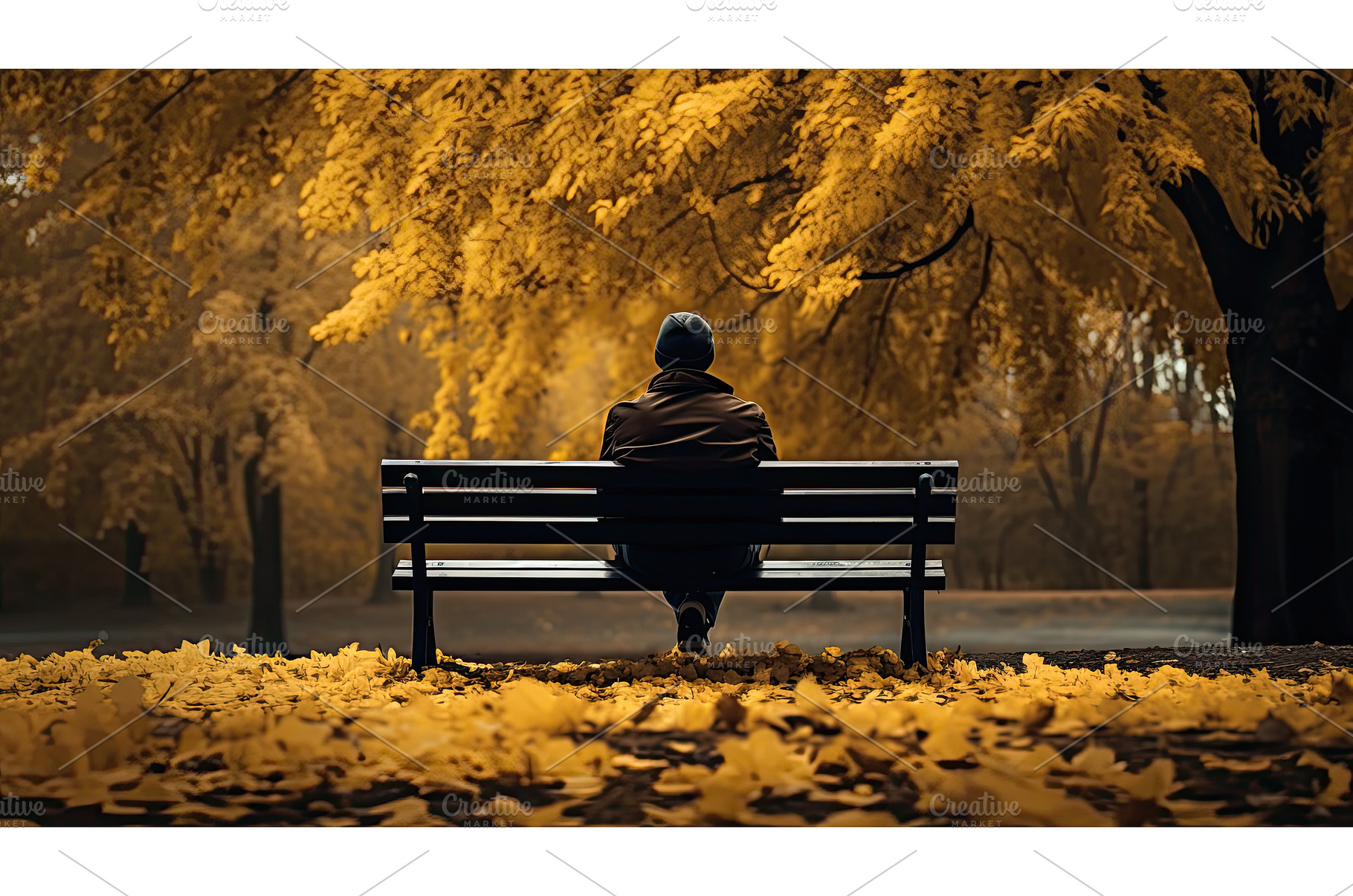 introspection thinking yellow ai, a Beauty & Fashion Photo by pikepicture