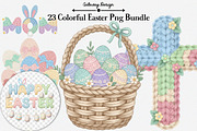 Colorful Easter PNG Bundle, an Illustration by GatewayDesign (Thumbnail 3 of 3)