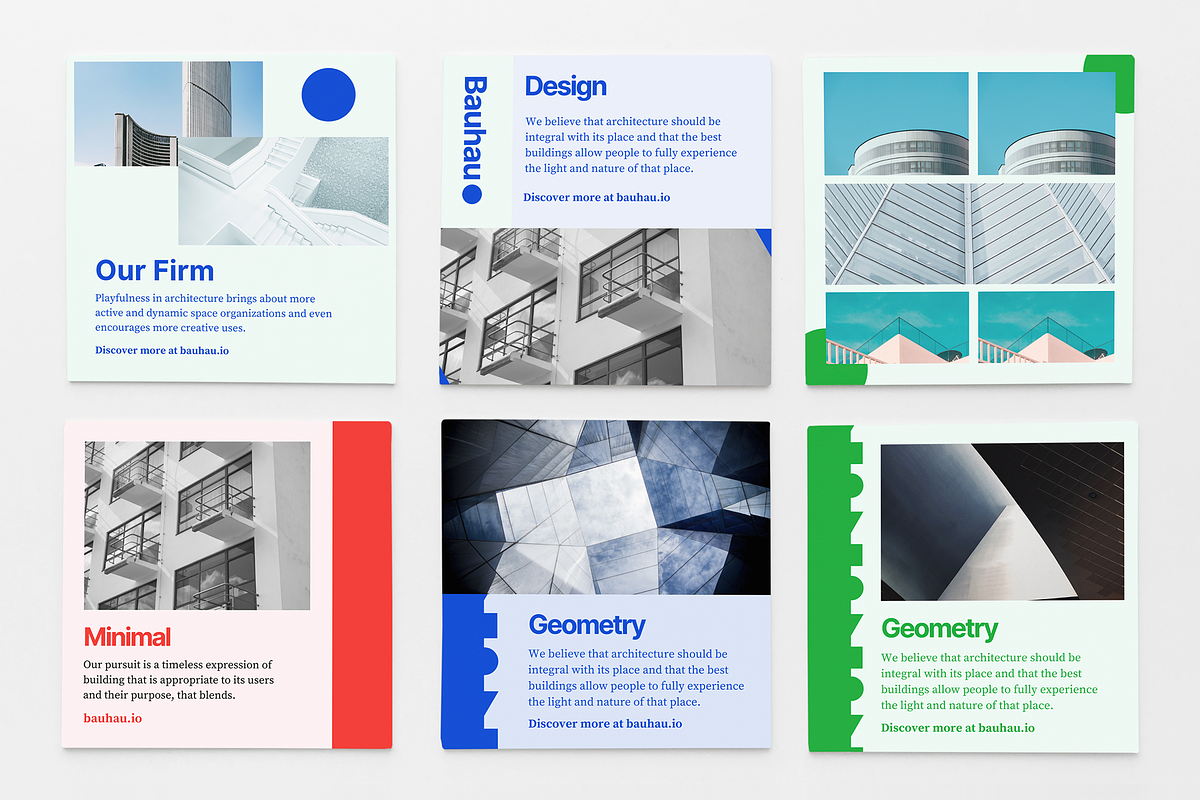 BAUHAU Theme | 30 Canva IG Posts, a Social Media Template by OEN Design (Photo 6 of 6)
