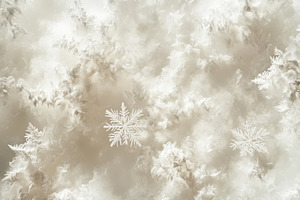 Fluffy snowflakes falling softly in, a Photo by Iftikhar Alam