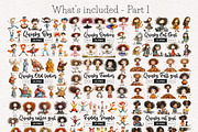Whimsical People Clipart Bundle, a Person Illustration by PaintPixelCo (Thumbnail 13 of 15)