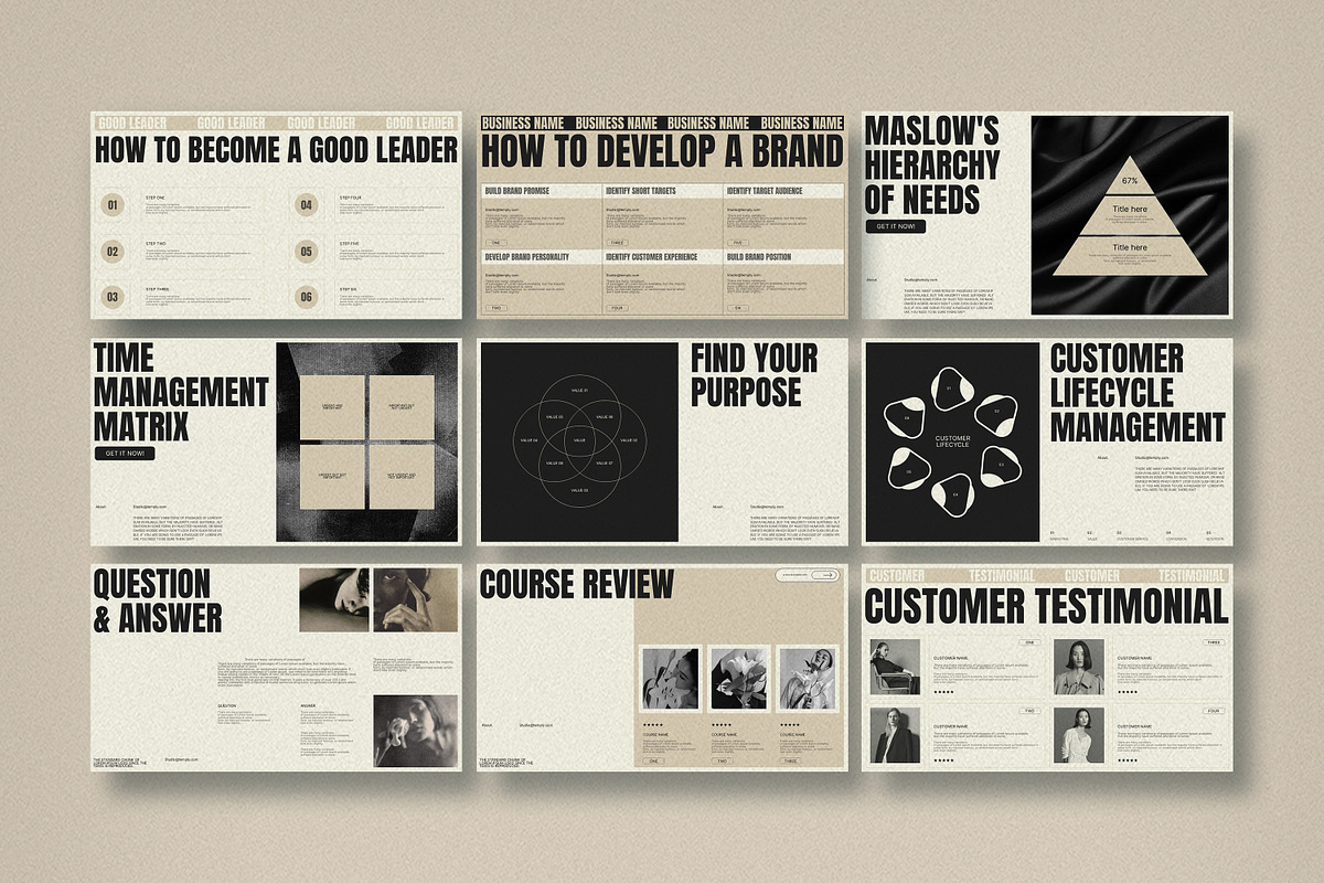 Slide Deck Masterclass Webinar, a Presentation Template by Studio Temply (Photo 12 of 14)
