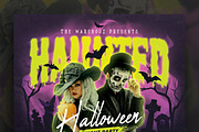 Halloween Party Flyer, a Flyer Template by Verazo (Thumbnail 2 of 2)