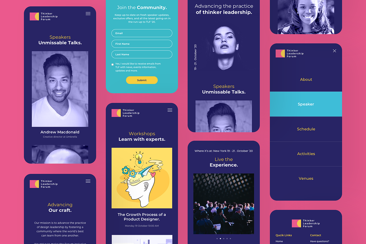 Conference Responsive PSD & Sketch, a Landing Page Template by TIB Digital (Photo 3 of 7)