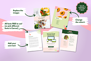 Canva Ebook Template - Health Coach, a Marketing Template by Kurly Creative (Thumbnail 5 of 11)
