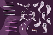 Halloween Party. 80+ Illustrations, a Decorative Illustration by Vicccky (Thumbnail 9 of 9)