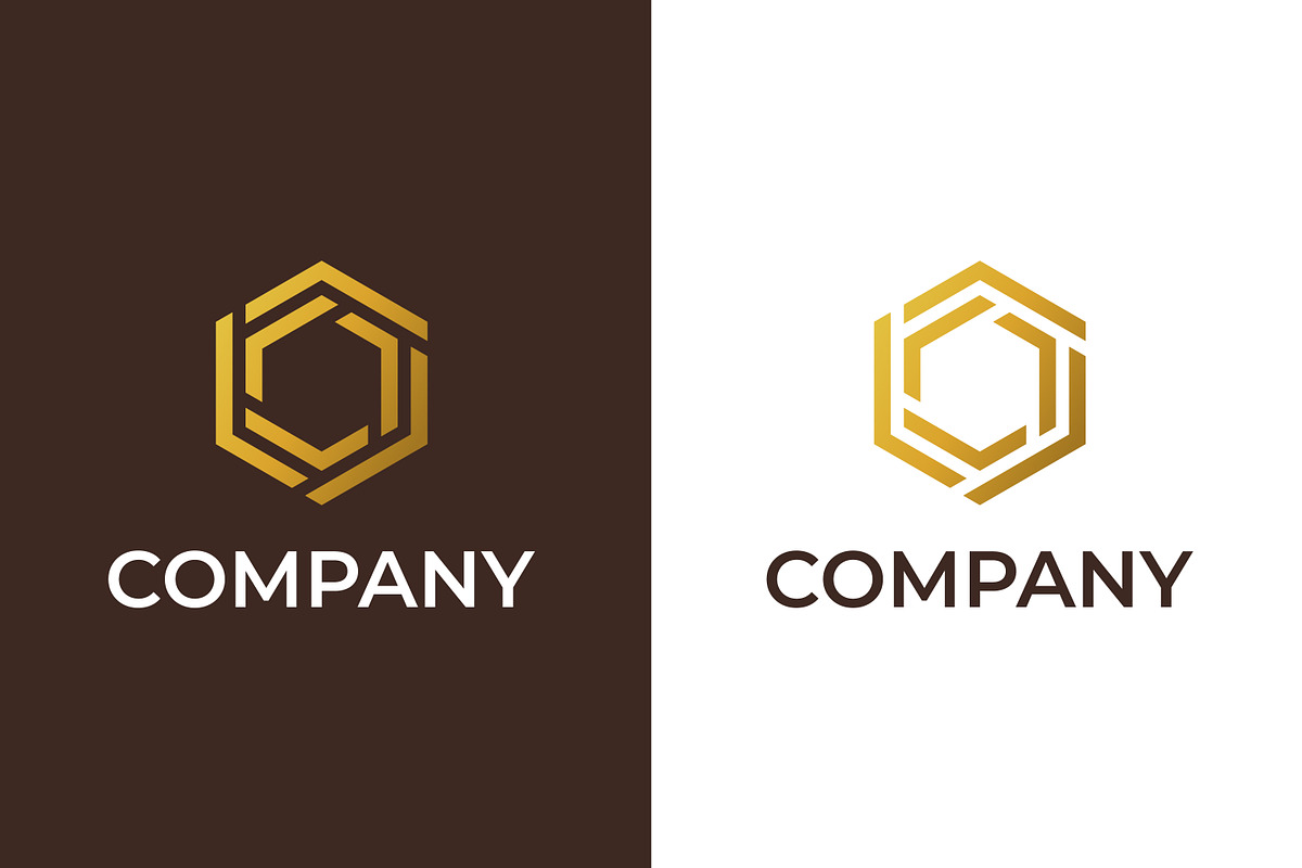 Luxury Geometrical Logo Company