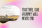 Joyful Journey Typeface, a Handwritten Font by Seemly Fonts (Thumbnail 2 of 5)