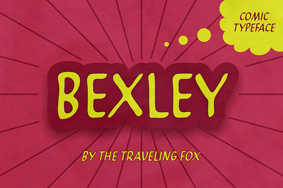 Bexley - Comic Typeface preview 6
