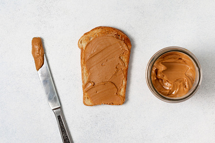 Sandwich with peanut butter stock photo containing sandwich and bread, a Food & Drink Photo by natashamam