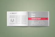 Landscape Book Mock-Up Set, a Books & Magazine Mockup by PuneDesign (Thumbnail 5 of 11)