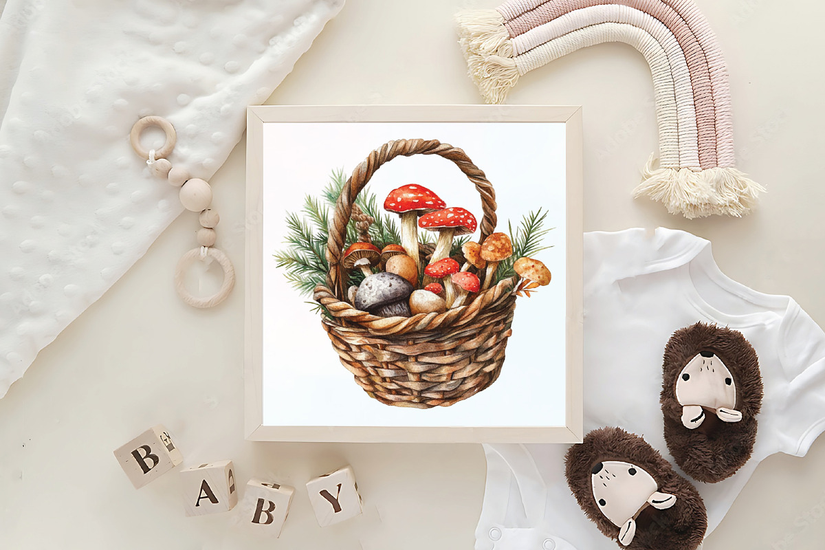 Watercolor Pumpkin Spice Clipart, an Illustration by CraftArtStudio (Photo 6 of 6)