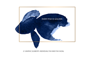 INK DREAMS: INDIGO OCEAN, a Decorative Illustration by HANNA V (Thumbnail 3 of 5)