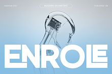 Enrole Modern Geometric Sans Font
