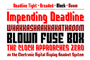 Deadline Tight - tall blocky 3D font, a Font by Comicraft Fonts (Thumbnail 2 of 6)