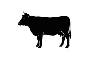 Farm Cow Silhouette Vector Bundle, an Illustration by Designs_River (Thumbnail 46 of 51)
