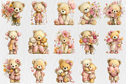 Mother’s Day Teddy Bear Clipart, a Seasonal Illustration by Rose Art (Thumbnail 2 of 6)