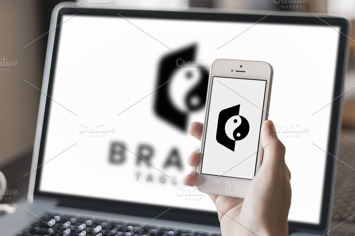 Letter C Yin Yang Logo Design, a Branding & Logo Template by Amadul11 (Photo 5 of 5)
