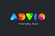 Advio friendly font, a Font by Sentavio (Thumbnail 1 of 6)