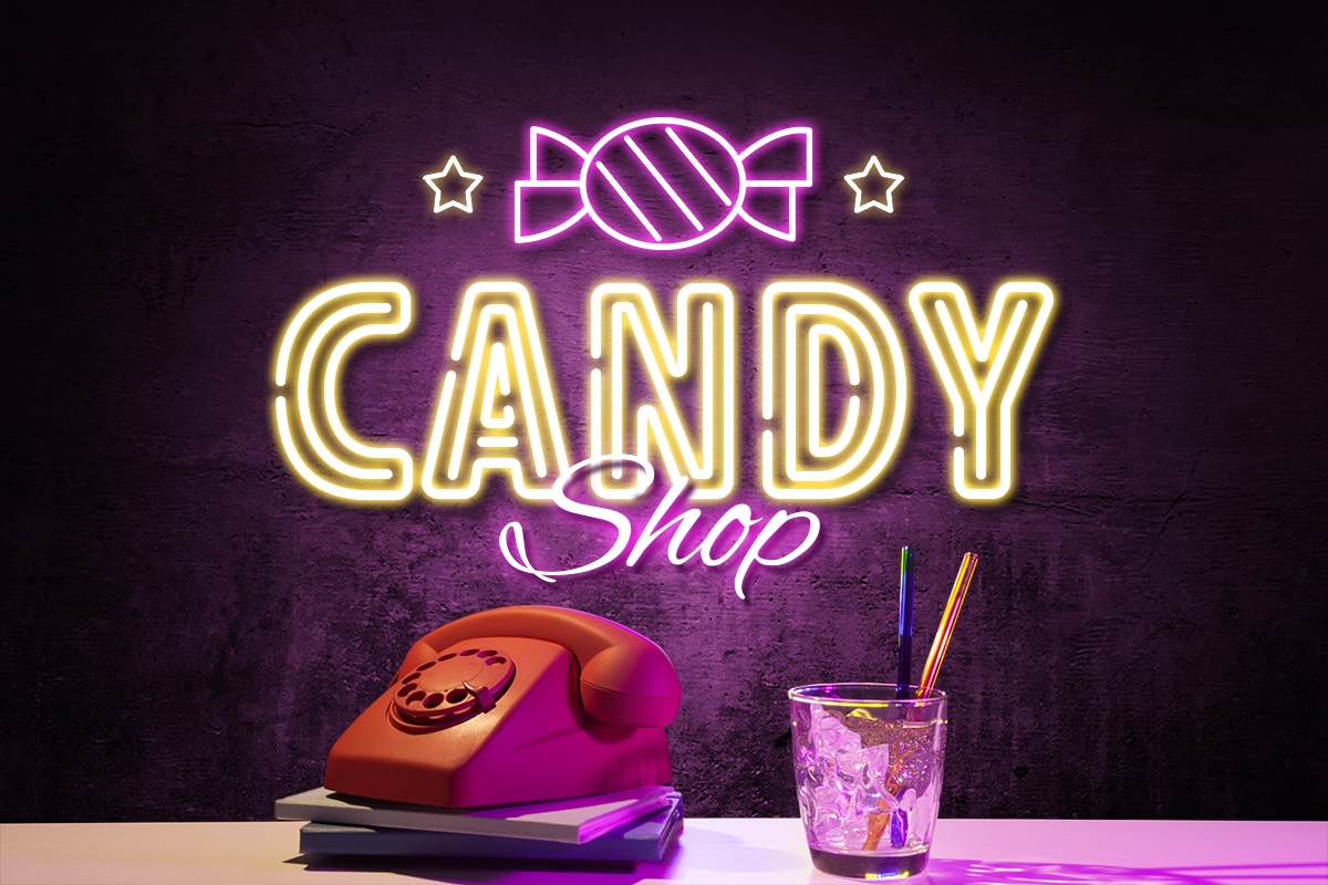 Party - Modern Fun Neon Font, a Sans Serif Font by Hamz Studio (Photo 13 of 16)