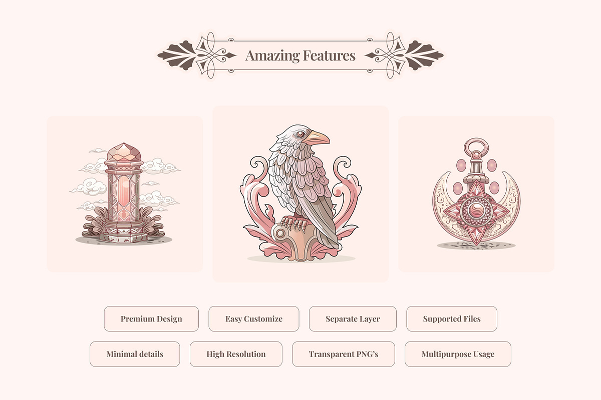 Creative Vector Illustrations, a Decorative Illustration by Prosymbols (Photo 2 of 8)