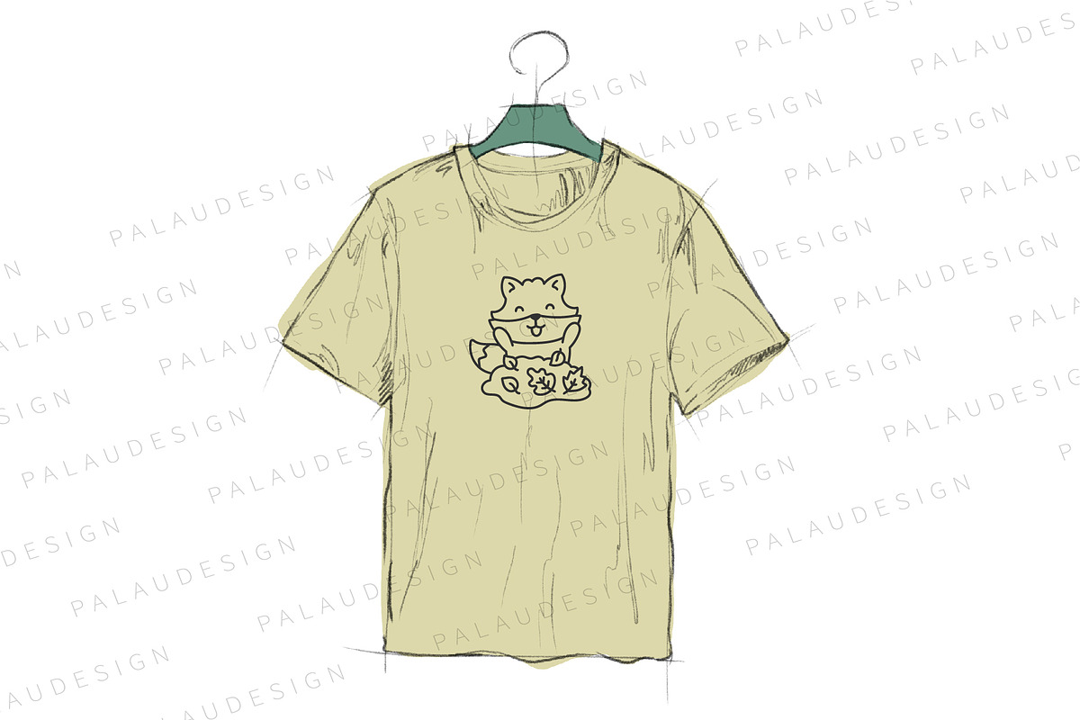 Cute Kawaii Fox Autumn Character, a Seasonal Illustration by Palau (Photo 6 of 12)