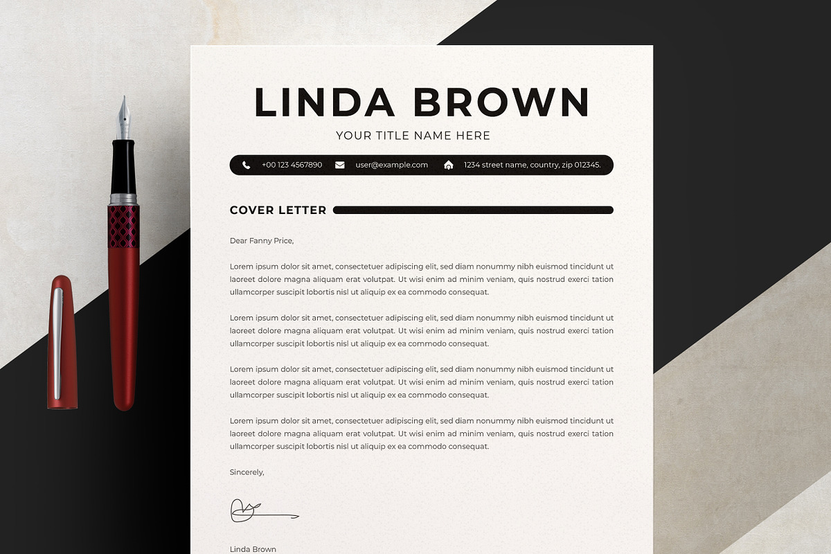 Artistic Resume Design for Designers, a Resume Template by ResumeInventor (Photo 4 of 7)
