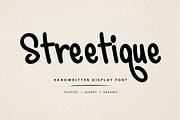 Streetique, a Handwritten Font by Wow Magic (Thumbnail 1 of 4)