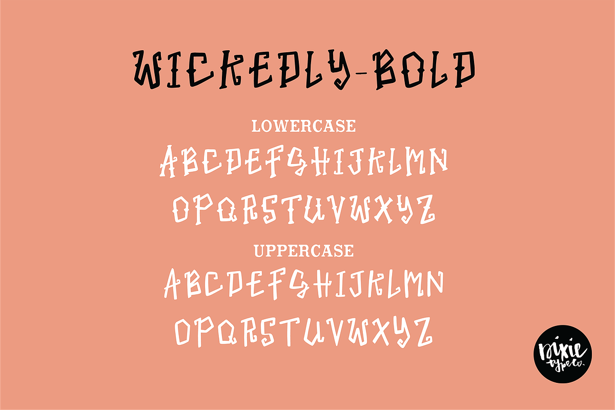 WICKEDLY a Decorative Halloween Font preview 5