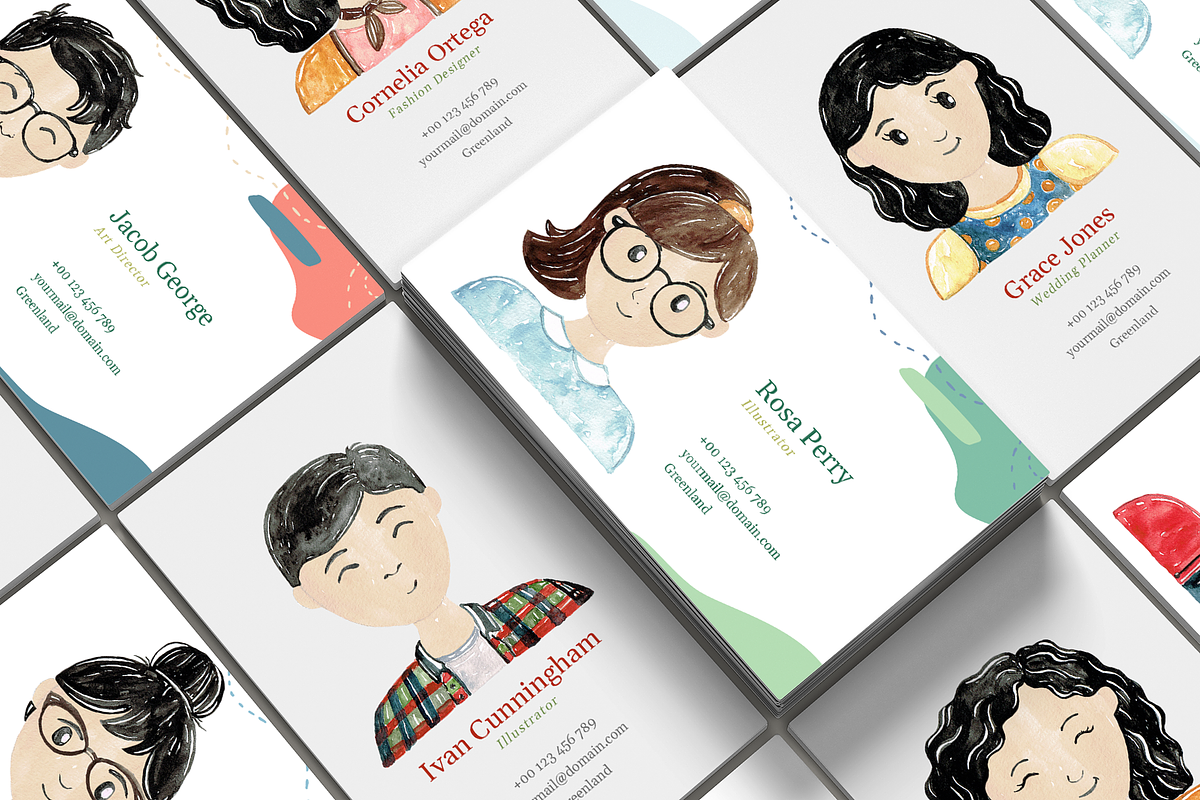 RAIKU - Watercolor Avatar Creator, an Illustration by Telllu & Friends (Photo 3 of 5)