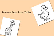 Animal Farm coloring pages, an Education Illustration by Art Zooted (Thumbnail 7 of 7)