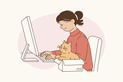 The Pet Connection Illustration, an Object Graphic by Jump Studio (Thumbnail 4 of 12)
