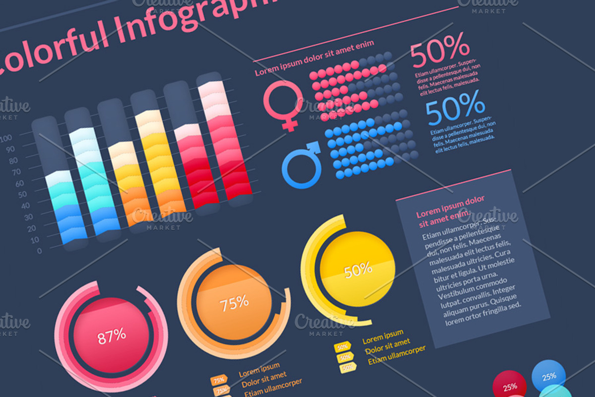 Vector Infographic Elements, an Object Graphic by Mgd.Design (Photo 4 of 5)