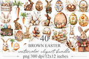 Boho Country Brown Easter, an Illustration by Designking (Thumbnail 1 of 5)