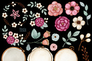 Watercolor embroidery clipart., an Illustration by Mary (Thumbnail 3 of 5)