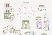 Hidden Garden Club Summer Clipart, a Decorative Illustration by Muse Artist (Thumbnail 7 of 16)