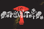 Block Print Hand-drawn Vector Flora, an Object Graphic by charmellow (Thumbnail 5 of 5)