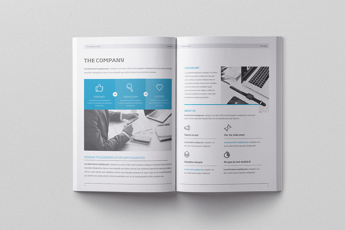 Annual Report 16 Pages, a Brochure Template by Brochure-Market (Photo 3 of 10)