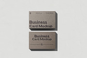 Minimalist Business Card Mockup Set, an Advertising Mockup by pixelmock (Thumbnail 8 of 15)