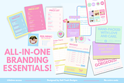 Pretty Pop Branding Kit Templates, a Templates & Theme by Hell Yeah Designs (Thumbnail 2 of 10)